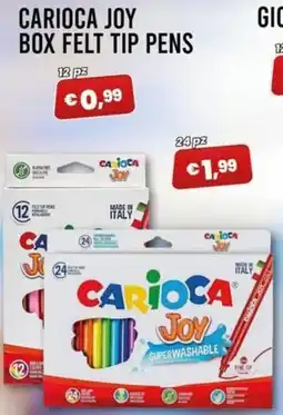 Angel Mercatone Carioca Joy box felt tip pens offerta