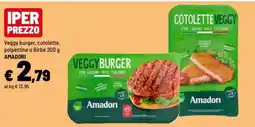 Iper La Grande Veggy burger Amadori offerta
