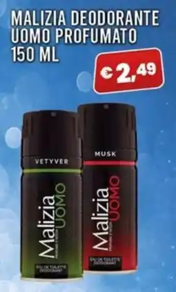 Angel Mercatone Malizia deodorante uomo profumato offerta