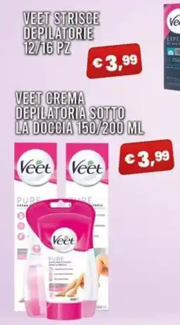 Angel Mercatone Veet crema depilatoria sotto la doccia offerta