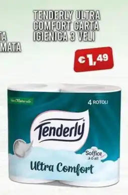 Angel Mercatone Tenderly Ultra Comfort carta igienica 3 veli offerta