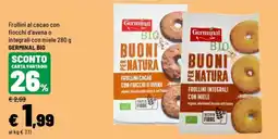 Iper La Grande Frollini al cacao con fiocchi d'avena o integrali con miele offerta