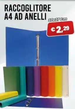 Angel Mercatone Raccoglitore A4 ad anelli offerta