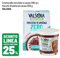 Iper La Grande Crema alle nocciole e cacao Valsoia offerta