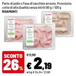 Iper La Grande Prosciutto cotto Buoni Vita offerta