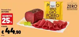 Iper La Grande Bresaola Zero Giò Porro offerta