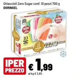 Iper La Grande Ghiaccioli Zero Sugar Doringel offerta