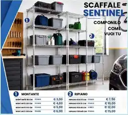 Orizzonte Scaffale Sentinel offerta