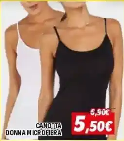 Orizzonte Canottina donna microfibra offerta