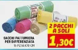 Orizzonte Sacchi pattumiera per differenziata offerta