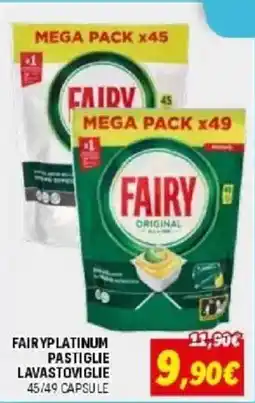 Orizzonte Fairy Platinum pastiglie lavastoviglie offerta