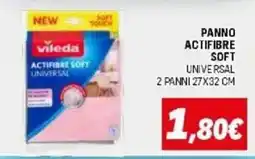 Orizzonte Vileda panno actifibre soft universal offerta