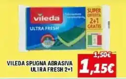 Orizzonte Vileda spugna abrasiva ultra fresh offerta