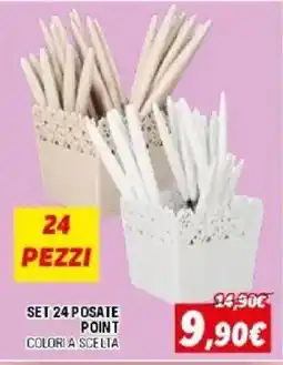Orizzonte Set 24 posate point offerta