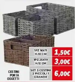 Orizzonte Cestini porta oggetti offerta