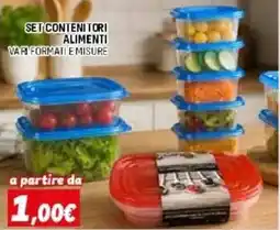 Orizzonte Set contenitori alimenti offerta