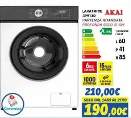 Orizzonte Lavatrice Akai offerta