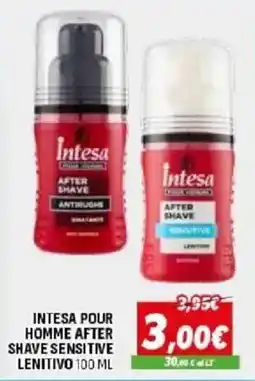 Orizzonte Intesa pour homme after shave sensitive lenitivo offerta