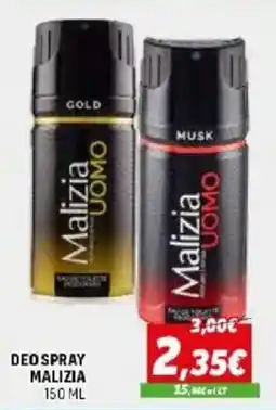 Orizzonte Malizia Uomo Deo Spray offerta