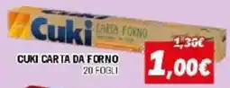 Orizzonte Cuki carta da forno offerta