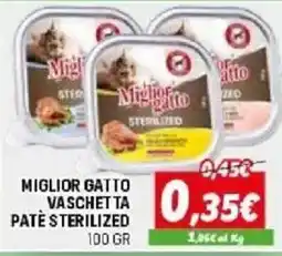 Orizzonte Miglior Gatto vaschetta paté sterilized offerta