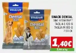 Orizzonte Snack dental 3in1 Vitakraft offerta