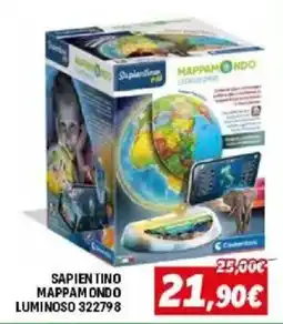 Orizzonte Sapientino Mappamondo luminoso offerta