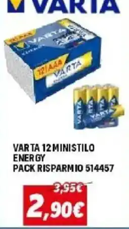 Orizzonte Varta 12 ministilo energy offerta