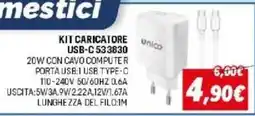 Orizzonte Kit caricatore USB-C Unico offerta