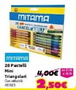 Orizzonte Mitama 28 Pastelli Mini Triangolari Cancellabili offerta