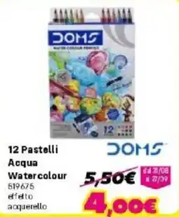 Orizzonte 12 Pastelli Acqua Watercolour DOMS offerta