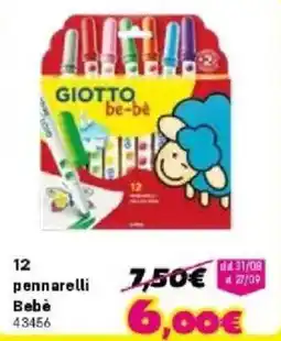 Orizzonte Giotto pennarelli Bebè offerta