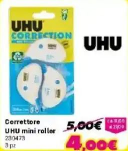 Orizzonte Correttore UHU mini roller offerta