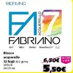 Orizzonte Blocco acquerello Fabriano offerta