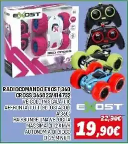 Orizzonte Radiocontrollo Exost 360 Cross offerta