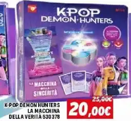 Orizzonte K-pop demon hunters la macchina della sincerità offerta