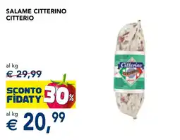 Esselunga Salame citterino Citterio offerta