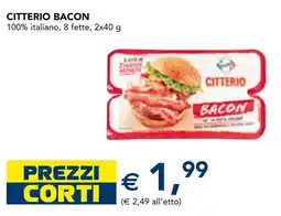 Esselunga Citterio bacon offerta