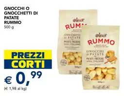 Esselunga Gnocchi o gnocchetti di patate Rummo offerta