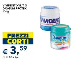 Esselunga Vivident Xylit o Daygum Protex offerta