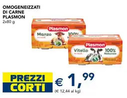 Esselunga Omogeneizzati di carne Plasmon offerta