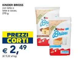 Esselunga Kinder Brioss offerta