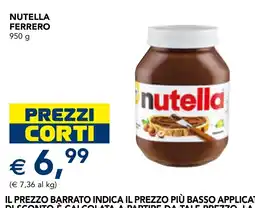 Esselunga Nutella Ferrero offerta