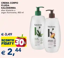 Esselunga Crema corpo fluida Kaloderma offerta