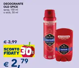 Esselunga Deodorante Old Spice offerta