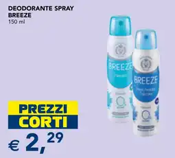 Esselunga Deodorante spray Breeze offerta