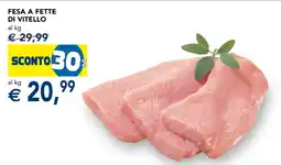 Esselunga Fesa a fette di vitello offerta