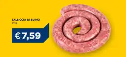 Esselunga Salsiccia di suino offerta