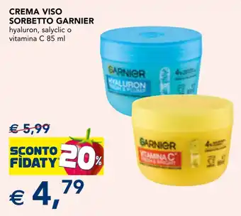 Crema viso sorbetto Garnier