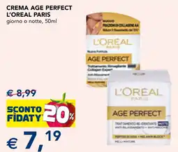 Esselunga Crema Age Perfect L'Oréal Paris offerta